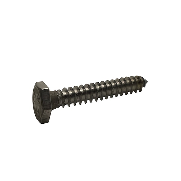 Suburban Bolt And Supply Lag Screw, 1/2 in, 4 in, Hex Hex Drive